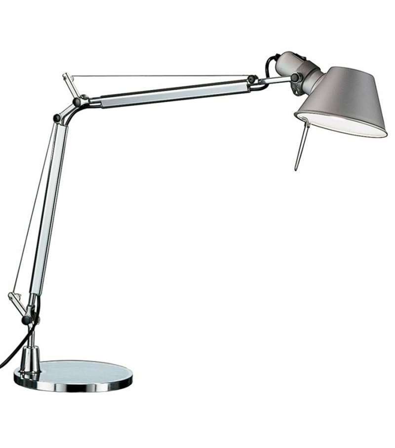 Artemide Tolomeo Micro Lampada da tavolo con morsetto » Alluminio lucido