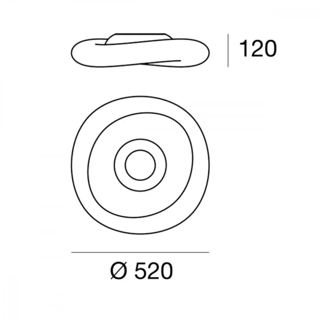 STILNOVO by LineaLight Mr Magoo piccola Lampada a Soffitto - immagine 3