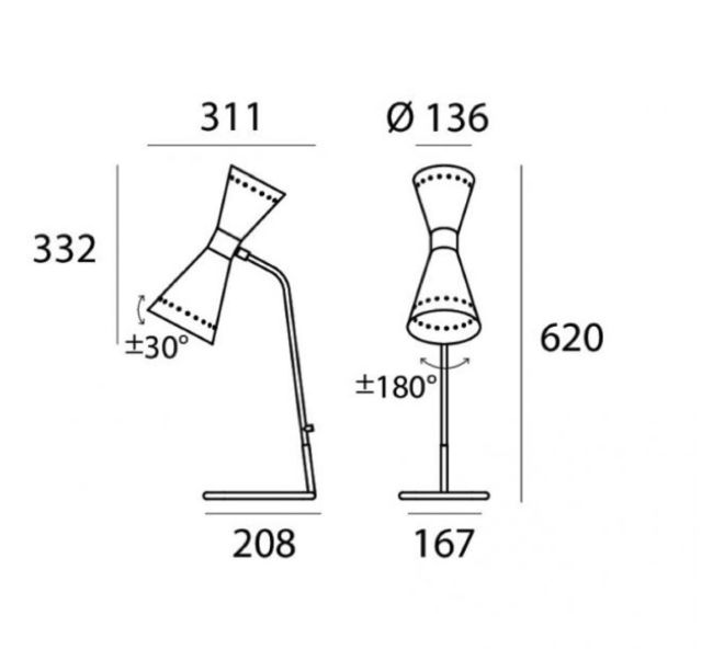 STILNOVO by LineaLight Megafono Lampada da Tavolo - immagine 3